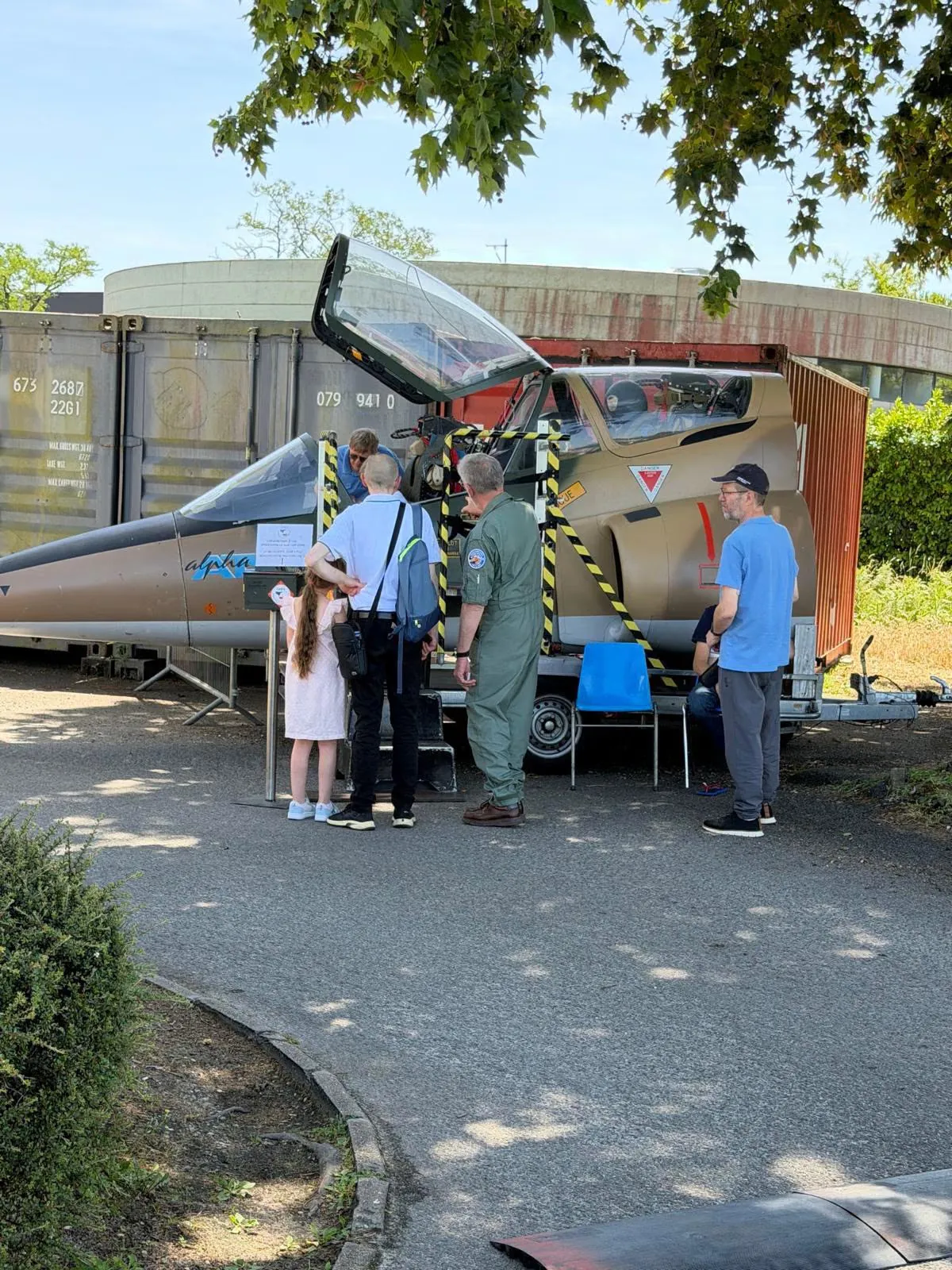 Visite du cockpit de l’Alphajet, édition 2026